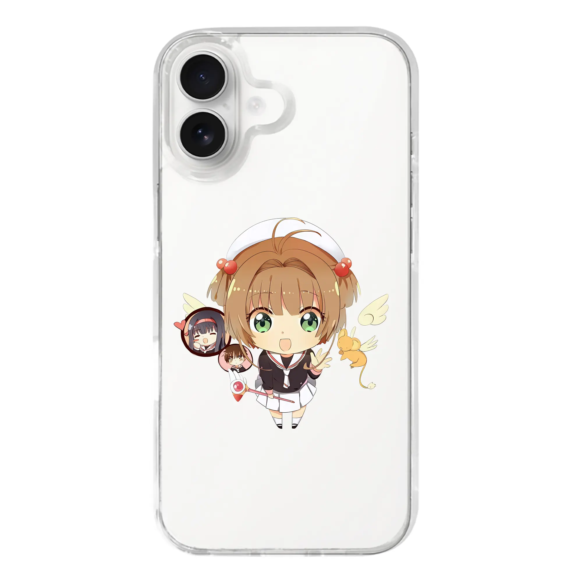 カードキャプターさくら グッズ,木之本桜 - iPhone 17シリーズ 透明スマホケース – 薄型・耐衝撃・精密フィット保護カバー